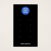 Eenvoudig voeg uw Logo veelvoud toe die de Kaart v (Voorkant)