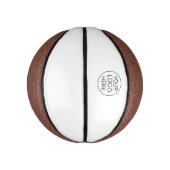 Eenvoudig Voeg Uw Logo Zakelijk Toe Basketbal (Verticaal)