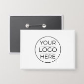 Eenvoudig Voeg Uw Logo Zakelijk Toe Button (Voorkant / Achterkant)