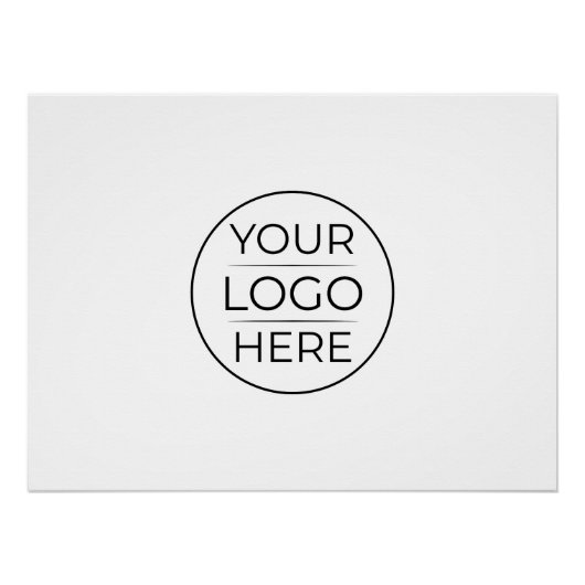 Eenvoudig Voeg Uw Logo Zakelijk Toe Perfect Poster (Voorkant)