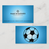 eenvoudig voetbal visitekaartje (Voorkant / Achterkant)