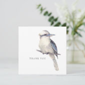 Eenvoudig vogelletterlijk Dank je eigen bericht Kaart (Staand voorkant)