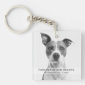 Eenvoudig voor altijd in onze harten Foto van huis Sleutelhanger (Voorkant)