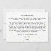 Eenvoudig voor mijn grootouders op mijn huwelijksd (Achterkant)