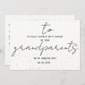 Eenvoudig voor mijn grootouders op mijn huwelijksd (Voorkant / Achterkant)