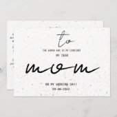 Eenvoudig voor mijn moeder op onze huwelijksdag Na (Voorkant / Achterkant)