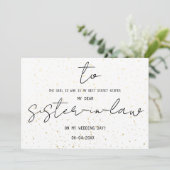 Eenvoudig voor mijn schoonzuster op onze huwelijks (Staand voorkant)