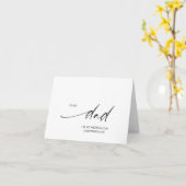 Eenvoudig voor mijn vader op mijn trouwdag Kaart v (Gele Bloem)