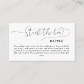 Eenvoudig Voorraad het bar Vrijgezellenfeest Informatiekaartje (Voorkant)