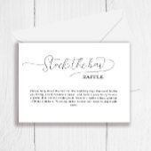 Eenvoudig Voorraad het bar Vrijgezellenfeest Informatiekaartje