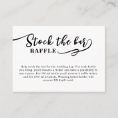 Eenvoudig Voorraad het bar Vrijgezellenfeest Informatiekaartje (Voorkant)