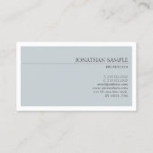 Eenvoudig vormig design met elegante vormgeving visitekaartje (Achterkant)