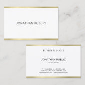 Eenvoudig vormig professioneel design, modern visitekaartje (Voorkant / Achterkant)