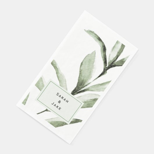 Eenvoudig voudig vouwhuwelijk servet (Hoek)