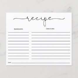 Eenvoudig Vrijgezellenfeest Calligrafie Kaart ontv