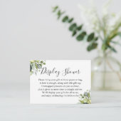 Eenvoudig Vrijgezellenfeest groen voor beeldscherm Informatiekaartje (Staand voorkant)