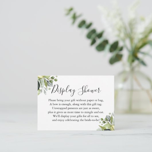 Eenvoudig Vrijgezellenfeest groen voor beeldscherm Informatiekaartje (Staand voorkant)