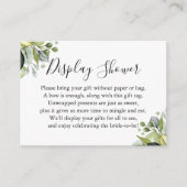 Eenvoudig Vrijgezellenfeest groen voor beeldscherm Informatiekaartje (Voorkant)