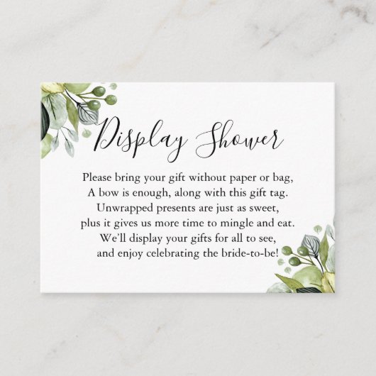 Eenvoudig Vrijgezellenfeest groen voor beeldscherm Informatiekaartje (Voorkant)