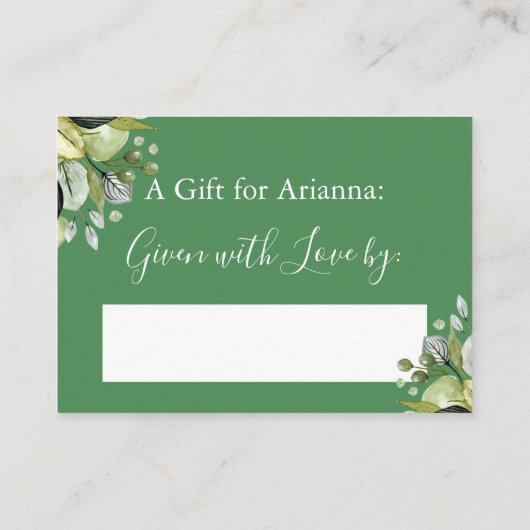 Eenvoudig Vrijgezellenfeest groen voor beeldscherm Informatiekaartje (Achterkant)