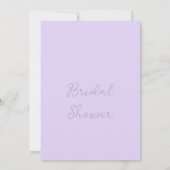 Eenvoudig Vrijgezellenfeest met minimale monogram  Kaart (Achterkant)