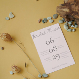 Eenvoudig Vrijgezellenfeest met minimalistisch bei Kaart