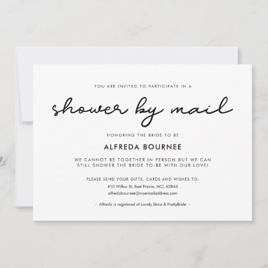 Eenvoudig Vrijgezellenfeest per post Kaart (Voorkant)