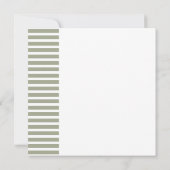 Eenvoudig Vrijgezellenfeest Sage Square Kaart (Achterkant)