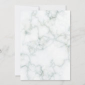 Eenvoudig Vrijgezellenfeest voor Elegant Marble Sc Kaart (Achterkant)