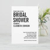 Eenvoudig Vrijgezellenfeest voor typografie Kaart (Staand voorkant)