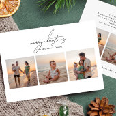 Eenvoudig vrolijk kerstfeest | 6 fotocollage geluk feestdagenkaart