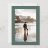 Eenvoudig Vrolijk Kerstmis Multi Fotorooster Schat Feestdagenkaart (Achterkant)