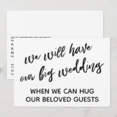 Eenvoudig wanneer we je kunnen knuffelen uitgestel kaart (Voorkant / Achterkant)