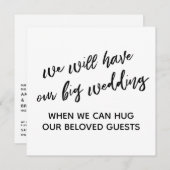 Eenvoudig wanneer we je kunnen knuffelen uitgestel kaart (Voorkant / Achterkant)