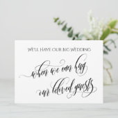 Eenvoudig wanneer we je kunnen knuffelen uitgestel kaart (Staand voorkant)