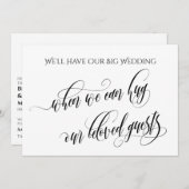 Eenvoudig wanneer we je kunnen knuffelen uitgestel kaart (Voorkant / Achterkant)