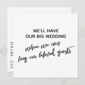 Eenvoudig wanneer we je kunnen knuffelen uitgestel kaart (Voorkant / Achterkant)