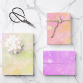 Eenvoudig warm gekleurd inpakpapier vel