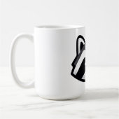 Eenvoudig wasbeerontwerp koffiemok (Links)