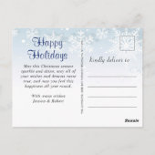 Eenvoudig wat een jaar kerstfeestdag groet briefkaart (Achterkant)