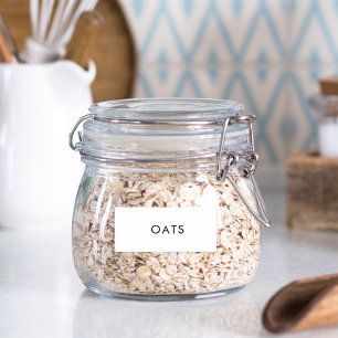 Eenvoudig Waterdicht Keukenkruidenpotje Label