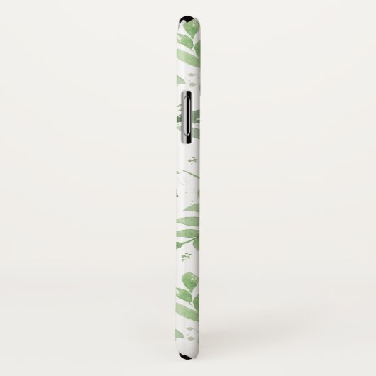 Eenvoudig Waterverf groen Eucalyptuspatroon Case-Mate iPhone Case (Achterkant / rechts)