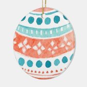 Eenvoudig Waterverf kerstpatroon | ORNAMENT (Links)