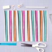 Eenvoudig Waterverf streeppatroon Tissuepapier (Craft)