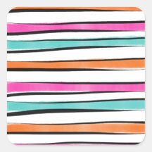 Eenvoudig Waterverf streeppatroon