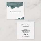 Eenvoudig Waterverf Visitekaartje (Voorkant / Achterkant)