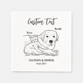 Eenvoudig we doen te veel om de naam van een homep servet (Voorkant)