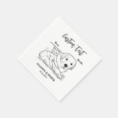 Eenvoudig we doen te veel om de naam van een homep servet (Hoek)