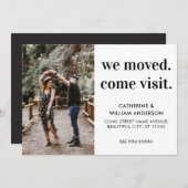 Eenvoudig we gaan naar Foto Typografie Modus Aankondiging (Voorkant / Achterkant)