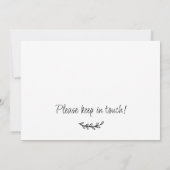 Eenvoudig we hebben de nieuwe mededeling over thui kaart (Achterkant)